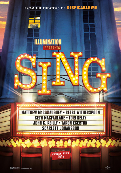 Sing drive in movie